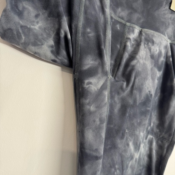 28 - Lululemon Align Jogger Crop *23" Diamond Dye Pitch Grey Graphite Grey Sz 0 - Picture 2 of 5